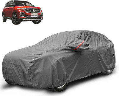 Auto Hub Car Cover For MG Hector Plus (With Mirror Pockets)(Grey)