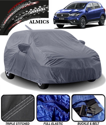 ALMICS Car Cover For Maruti Suzuki S-Cross (With Mirror Pockets)(Grey)