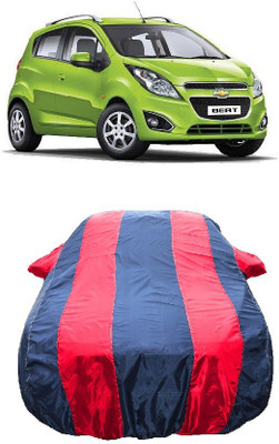 Wegather Car Cover For Chevrolet Beat(Red)