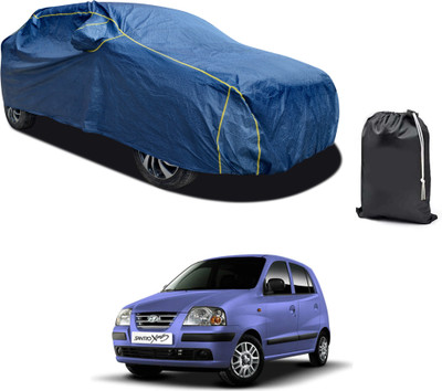 PAGORA Car Cover For Hyundai Santro Xing (With Mirror Pockets)(Blue, For 2019, 2020, 2021, 2022, 2023 Models)