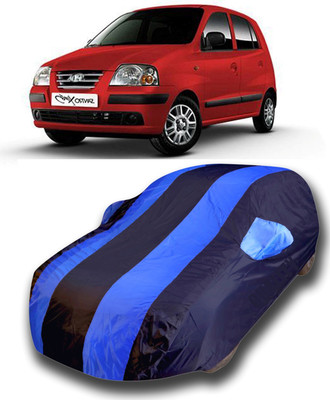 KASHYAP ENTERPRISE Car Cover For Hyundai Santro Xing (With Mirror Pockets)(Blue)