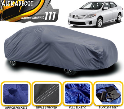 ALTRADECOT Car Cover For Toyota Corolla (With Mirror Pockets)(Grey)