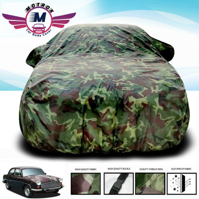MoTRoX Car Cover For HM Ambassador (Without Mirror Pockets)(Green)
