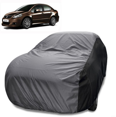 MoTRoX Car Cover For Maruti Suzuki SX4 (Without Mirror Pockets)(Grey, Black)