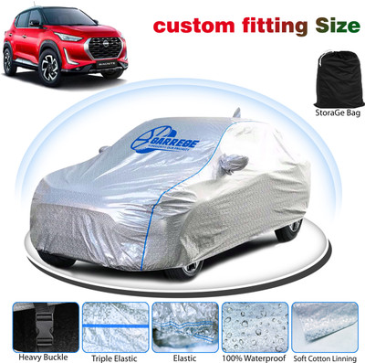 GARREGE Car Cover For Nissan Magnite (With Mirror Pockets)(Silver, Grey, For 2020, 2021, 2022, 2023, 2024 Models)