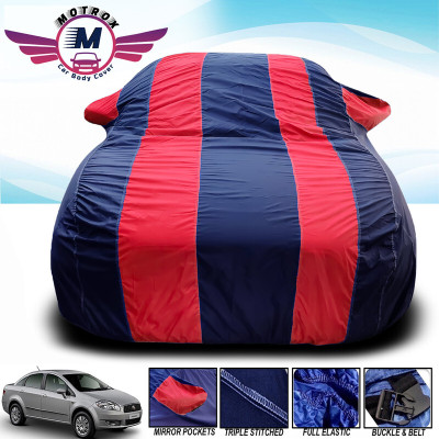 MoTRoX Car Cover For Maruti Suzuki Swift Dzire (With Mirror Pockets)(Red, Blue)