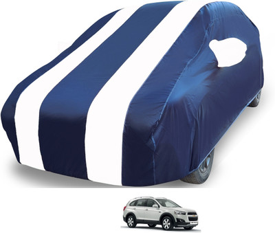 Euro Care Car Cover For Chevrolet Captiva (With Mirror Pockets)(White)