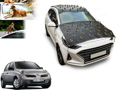 AUTO PEARL Car Cover For Nissan Micra (Without Mirror Pockets)(Black)