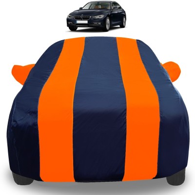 Auto Hub Car Cover For BMW 520d (With Mirror Pockets)(Orange)