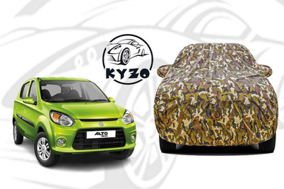 KYZO Car Cover For Maruti Suzuki Alto 800 (With Mirror Pockets)(Multicolor)