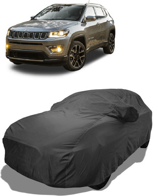 Coxtor Car Cover For Jeep Compass 2.0 Sport Plus Diesel (With Mirror Pockets)(Grey)