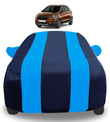 Auto Hub Car Cover For Ford Freestyle (With Mirror Pockets)(Blue)
