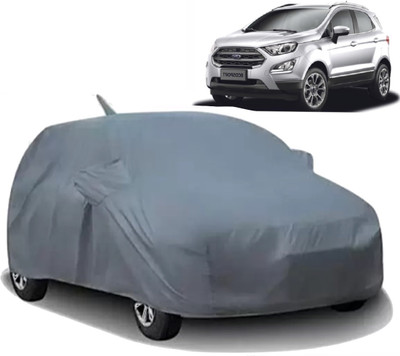 AXLOZ Car Cover For Ford Ecosport (With Mirror Pockets)(Grey)