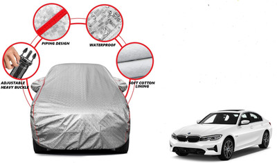 Auto Oprema Car Cover For BMW 3 Series 320i (With Mirror Pockets)(Silver)