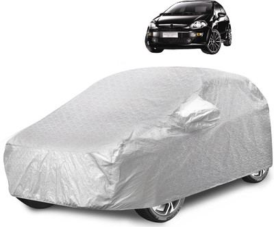Caronix Car Cover For Fiat Punto Evo (With Mirror Pockets)(Silver)