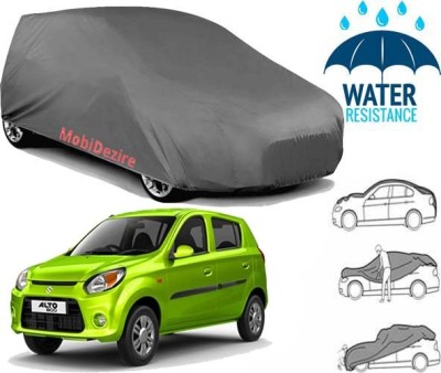 Mobidezire Car Cover For Maruti Suzuki Alto 800 STD (Without Mirror Pockets)(Grey, For 2005, 2010, 2015, 2020, 2022 Models)