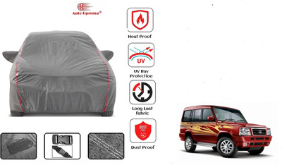 Auto Oprema Car Cover For Toyota Qualis (With Mirror Pockets)(Grey)