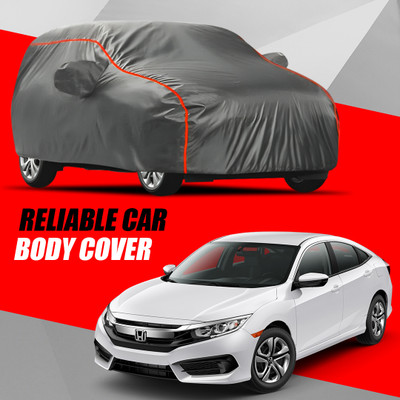S Shine Max Car Cover For Honda Civic (With Mirror Pockets)(Multicolor)