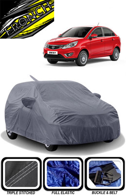 FRONCH Car Cover For Maruti Suzuki Zest Quadrajet 1.3 75PS XM Diesel (With Mirror Pockets)(Grey)