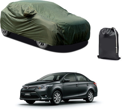 PAGORA Car Cover For Toyota Yaris (With Mirror Pockets)(Green)