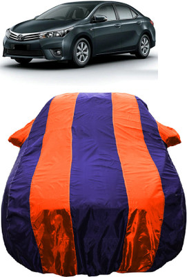 Wegather Car Cover For Toyota Corolla Altis JS MT (With Mirror Pockets)(Orange)