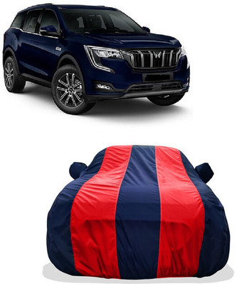 Tricway Car Cover For Mahindra Universal For SUV (With Mirror Pockets)(Red)