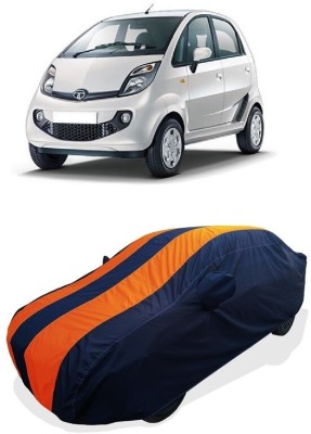 Coxtor Car Cover For Tata Nano XM (With Mirror Pockets)(Orange)