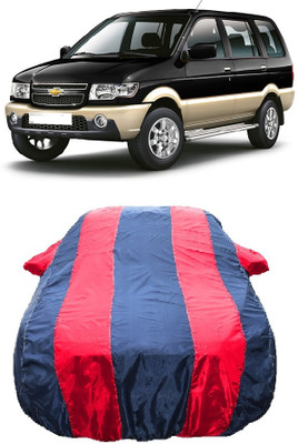Wegather Car Cover For Chevrolet Tavera Bs4 (With Mirror Pockets)(Red)