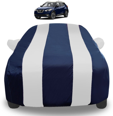 Auto Hub Car Cover For Nissan Kicks (With Mirror Pockets)(Silver)