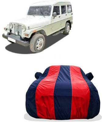 Tricway Car Cover For Mahindra Marshal (With Mirror Pockets)(Red)