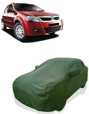 Tricway Car Cover For Mahindra E Verito D2 Electric (With Mirror Pockets)(Green)