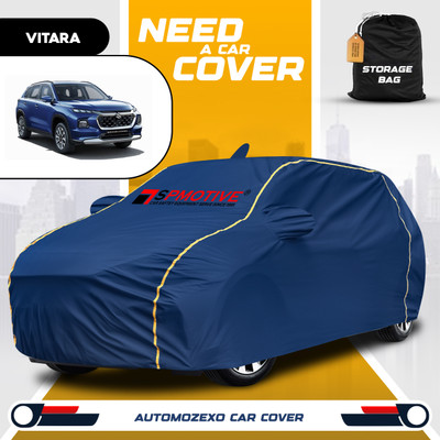 SPMOTIVE Car Cover For Maruti Grand Vitara (With Mirror Pockets)(Blue)
