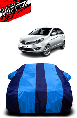 J S R Car Cover For Tata Bolt (With Mirror Pockets)(Blue)