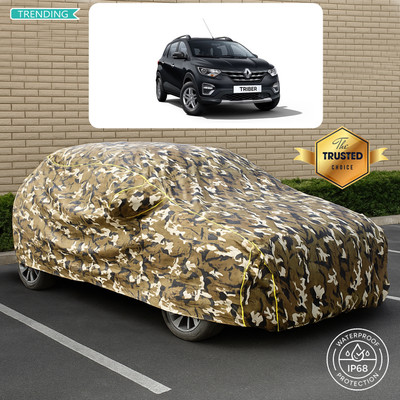 CODOKI Car Cover For Renault Triber (With Mirror Pockets)(Yellow, Multicolor)