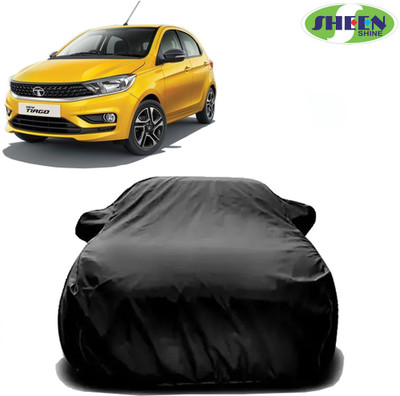 Sheen Car Cover For Tata Tiago (Without Mirror Pockets)(Black)
