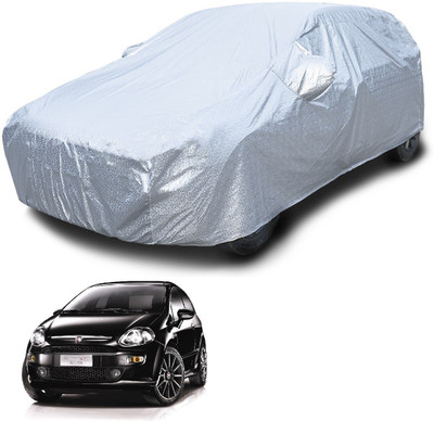 Euro Care Car Cover For Fiat Punto Evo (With Mirror Pockets)(Silver)