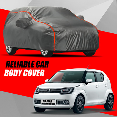 AXLOZ Car Cover For Maruti Suzuki Ignis (With Mirror Pockets)(Multicolor)