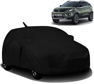 AXLOZ Car Cover For Tata Nexon (With Mirror Pockets)(Black)