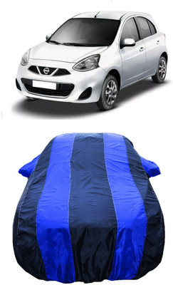 Wegather Car Cover For Nissan Micra XL Option CVT Petrol (With Mirror Pockets)(Blue)