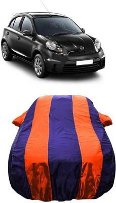 Wegather Car Cover For Nissan Micra Active XL Option Petrol (With Mirror Pockets)(Orange)