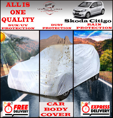 Tamanchi Autocare Car Cover For Skoda Universal For Car(Silver)