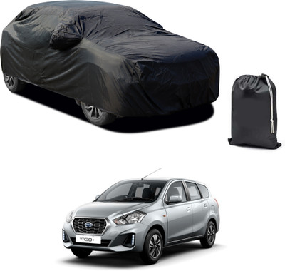 PAGORA Car Cover For Nissan Go+ (With Mirror Pockets)(Black)