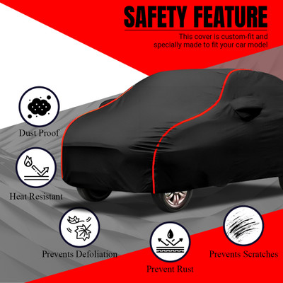AXLOZ Car Cover For Hyundai Accent (With Mirror Pockets)(Multicolor)