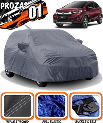 prozas Car Cover For Honda WRV (With Mirror Pockets)(Grey)