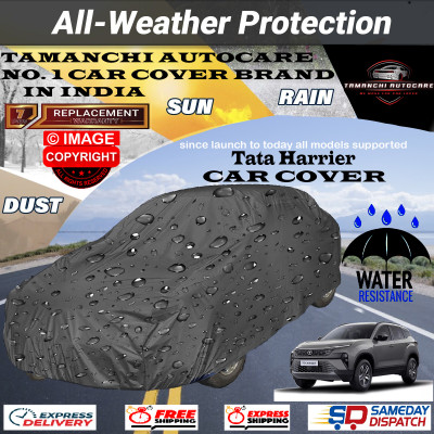 Tamanchi Autocare Car Cover For Tata Harrier(Grey)