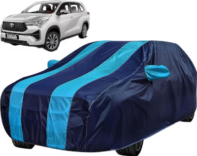 MOCKHE Car Cover For Toyota Innova Hycross (With Mirror Pockets)(Blue)