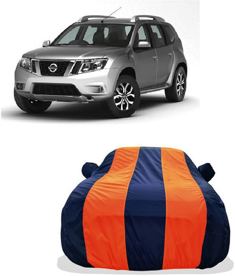 Tricway Car Cover For Nissan Terrano XL 85 PS (With Mirror Pockets)(Orange)