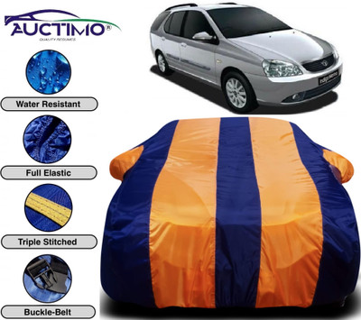 AUCTIMO Car Cover For Tata Indigo Marina (With Mirror Pockets)(Multicolor)