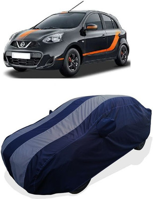 QLAX Car Cover For Maruti Micra XV CVT Petrol (With Mirror Pockets)(Grey)