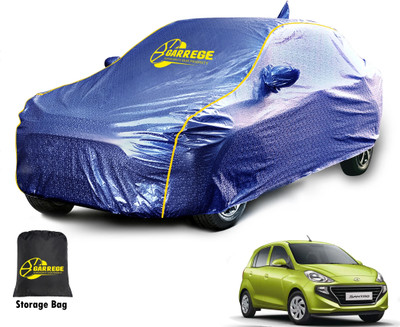 GARREGE Car Cover For Hyundai Santro (With Mirror Pockets)(Blue, For 2018, 2019, 2020, 2021, 2022 Models)
